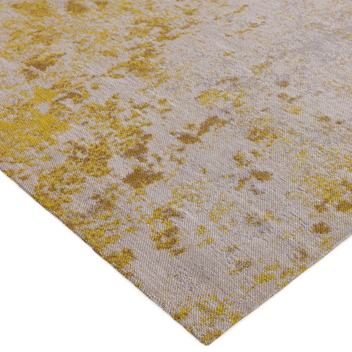 Rug Dara abstract grey golden yellow 120x170 cm