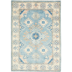 Tappeto Originale Kazak Afghanistan 63x90 Azzur