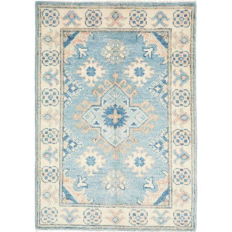 Tappeto Originale Kazak Afghanistan 63x90 Azzur