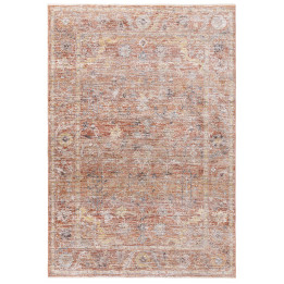 Tappeto Jasper floreale rosso mattone e beige 20