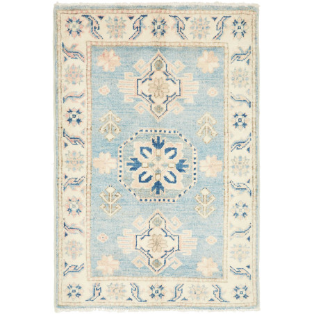 Tappeto Originale Kazak Afghanistan 59x85 Azzur