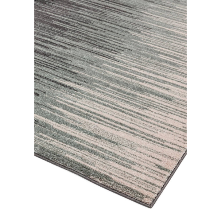 Tappeto Nova geometrico grigio scuro e grigio ch