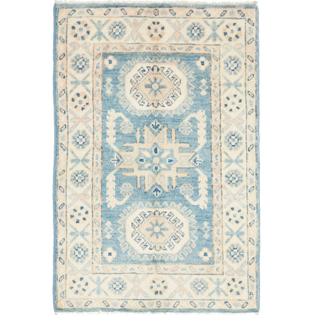 Tappeto Originale Kazak Afghanistan 60x90 Blu C