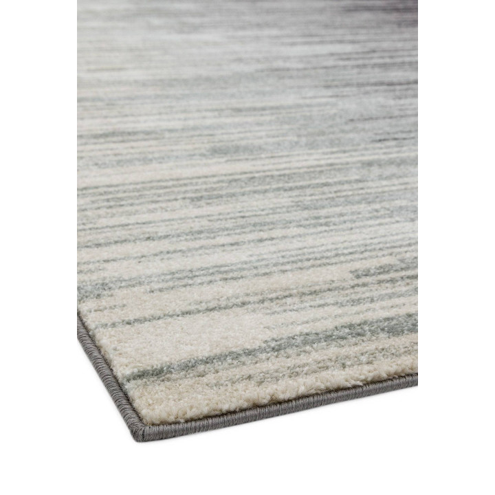 Tappeto Nova geometrico grigio scuro e grigio ch