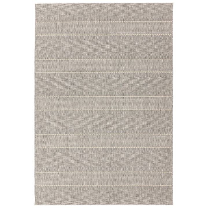 Tappeto Patio geometrico beige e tortora corsia
