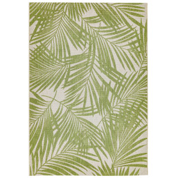 Rug Patio all-over floral green light beige 120x