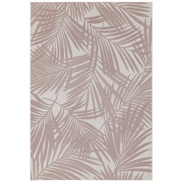 Rug Patio all-over floral light pink light beige