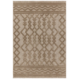 Tappeto Salta geometrico beige e tortora 160x230