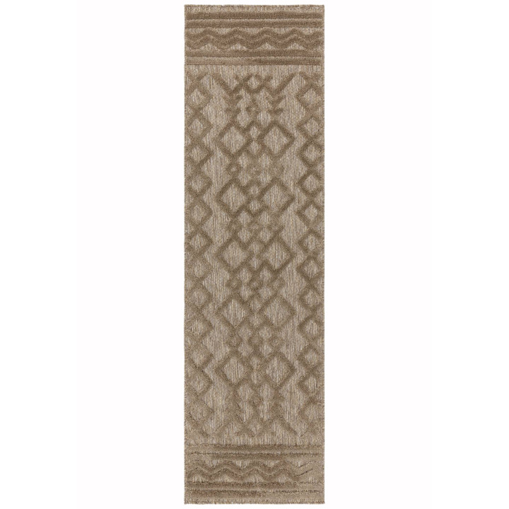 Tappeto Salta geometrico beige e tortora 160x230