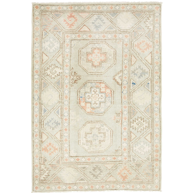 Tappeto Originale Kazak Afghanistan 84x121 Verd