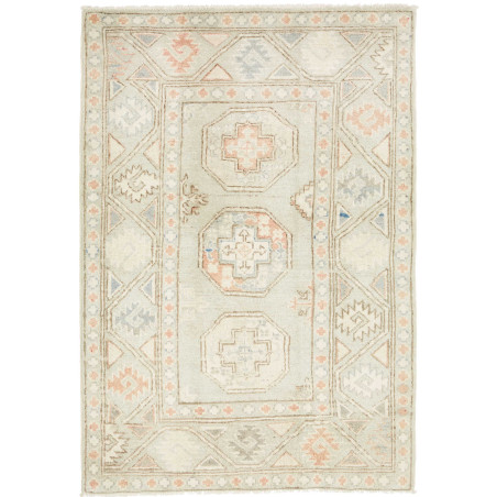 Tappeto Originale Kazak Afghanistan 84x121 Verd