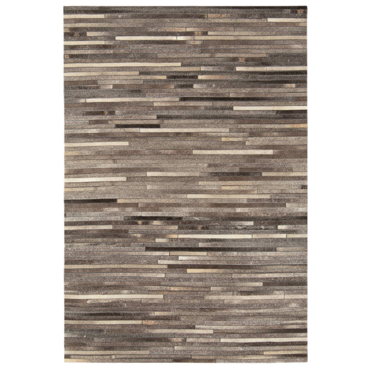 Rug Gaucho geometric grey silver taupe ivory whi