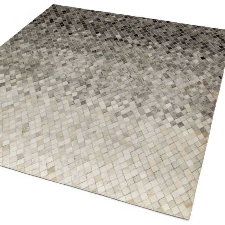 Rug Gaucho geometric beige dark grey brown 160x2