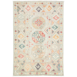 Tappeto Originale Kazak Afghanistan 81x120 Verd