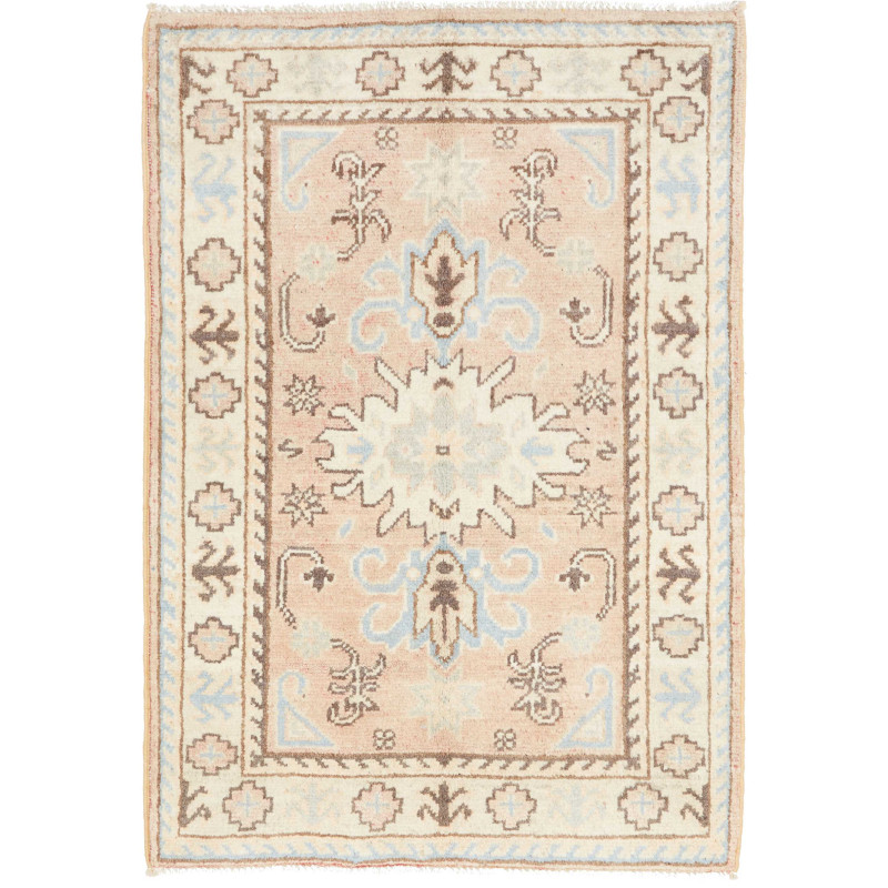 Tappeto Originale Kazak Afghanistan 62x89 Rosa