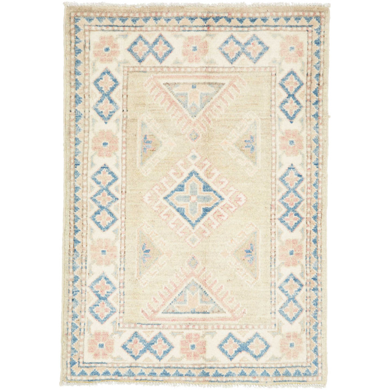 Tappeto Originale Kazak Afghanistan 68x96 Beige