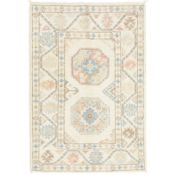 Tappeto Originale Kazak Afghanistan 63x90 Crema