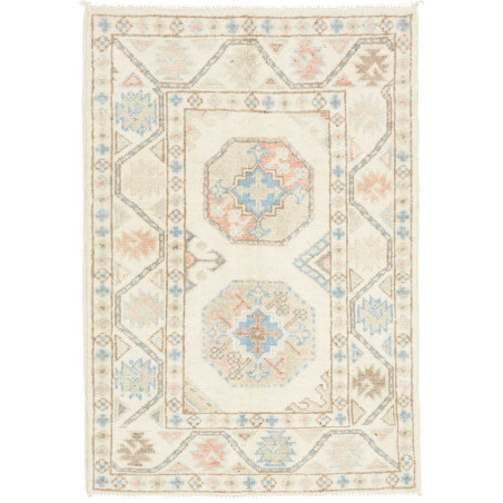 Tappeto Originale Kazak Afghanistan 63x90 Crema