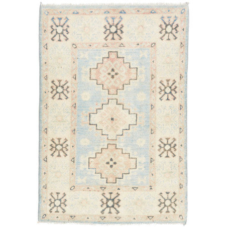 Tappeto Originale Kazak Afghanistan 65x94 Azzur