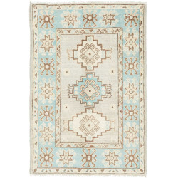 Tappeto Originale Kazak Afghanistan 63x93 Azzur