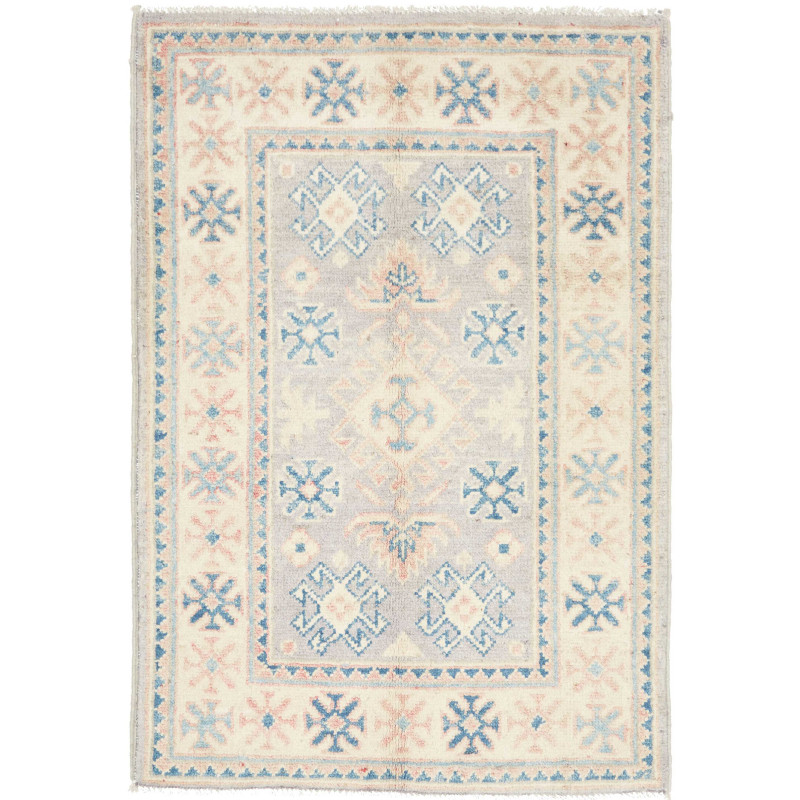 Tappeto Originale Kazak Afghanistan 63x92 Grigi
