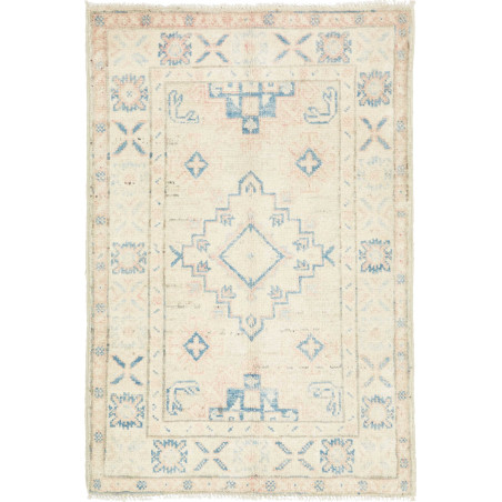 Tappeto Originale Kazak Afghanistan 64x94 Crema