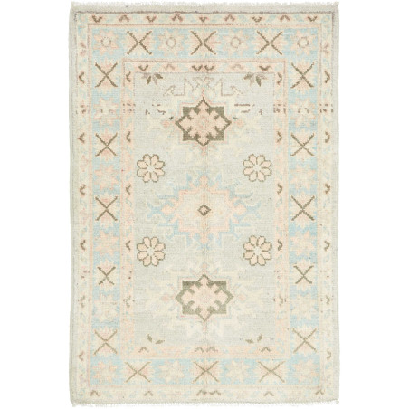 Tappeto Originale Kazak Afghanistan 64x93 Azzur