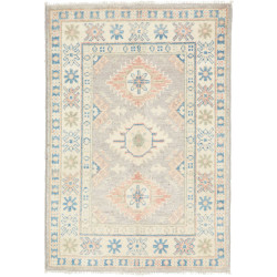 Hand Made Rug Kazak Afghanistan 65x93 Light Gre
