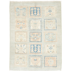 Hand Made Rug Kazak Afghanistan 63x85 Dusty Blu