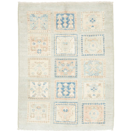 Hand Made Rug Kazak Afghanistan 63x85 Dusty Blu