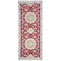 Nain 9la 80x200 Cm Nain 9la, Persia, Hand-carded Wool And
