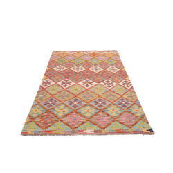 Kilim 119x192 Cm Afghan Kilim, Hand-carded Wool, Cotton