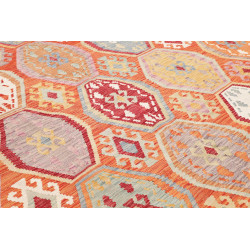 Kilim 255x296 Cm Kilim, Afghanistan, Hand-carded Wool warp