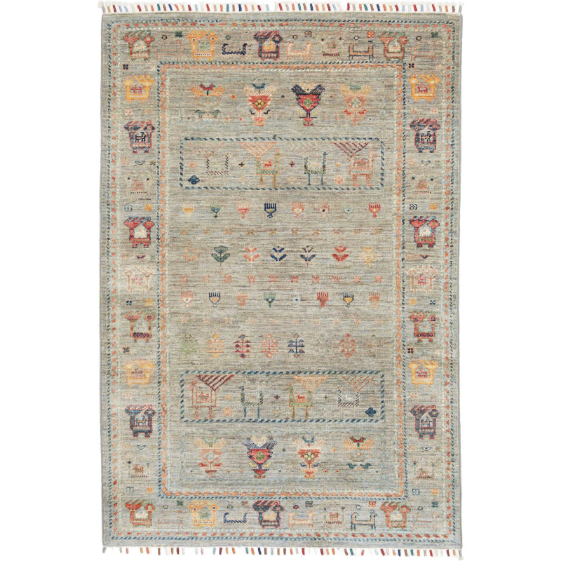 Tappeto Originale Rubin Pakistan 100x150 Verde