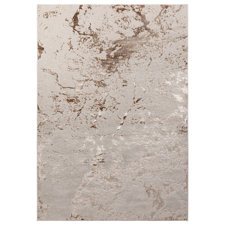 Tappeto Aurora astratto oro e beige corsia 66x24