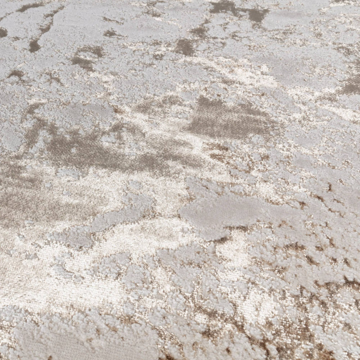 Rug Aurora abstract gold beige brown 200x290 cm