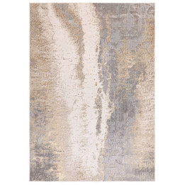 Tappeto Aurora astratto grigio e beige 160x230 c
