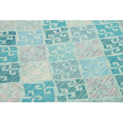 Tappeto Kilim Afghanistan 251x302 Blu Turchese