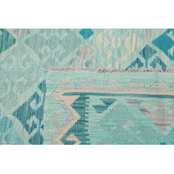 Tappeto Kilim Afghanistan 251x302 Blu Turchese