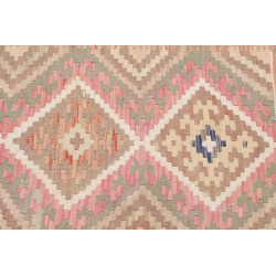Rug Kilim Afghanistan 67x194 Light Pink Sage Gr