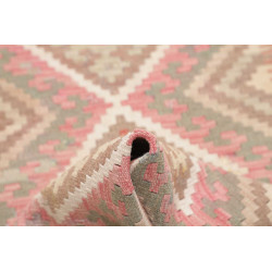 Rug Kilim Afghanistan 67x194 Light Pink Sage Gr
