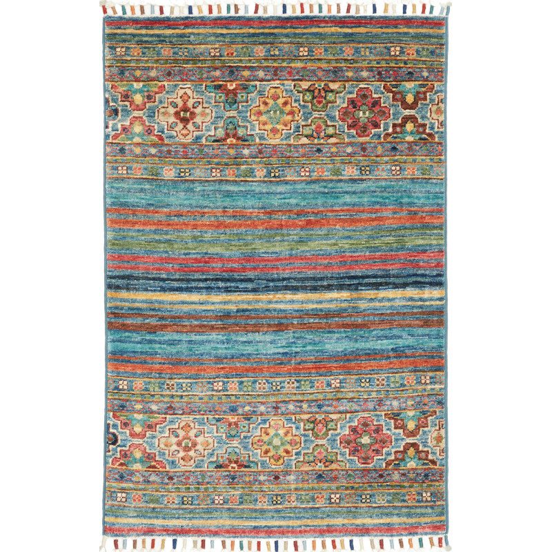 Tappeto Originale Rubin Pakistan 66x100 Azzurro