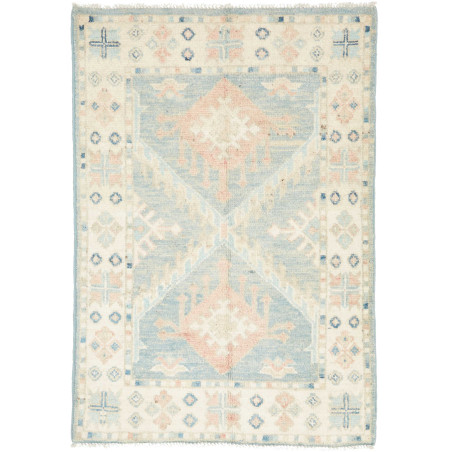 Tappeto Originale Kazak Afghanistan 63x92 Azzur