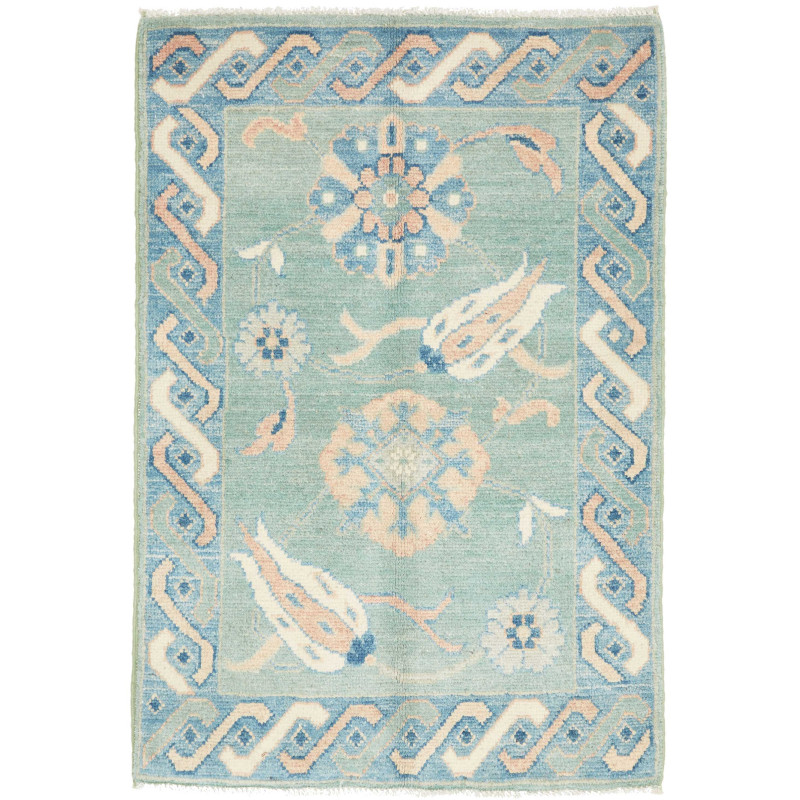 Tappeto Originale Kazak Afghanistan 64x92 Verde