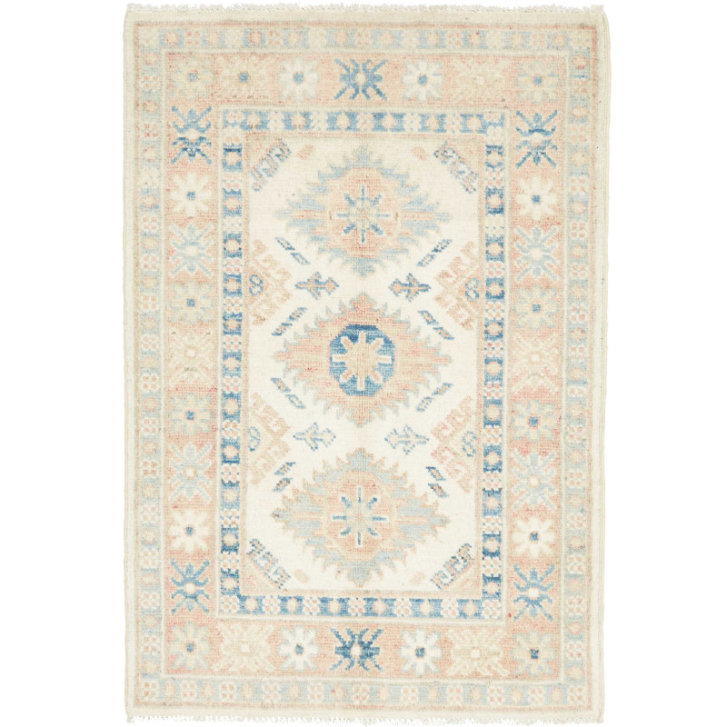 Tappeto Originale Kazak Afghanistan 62x92 Crema