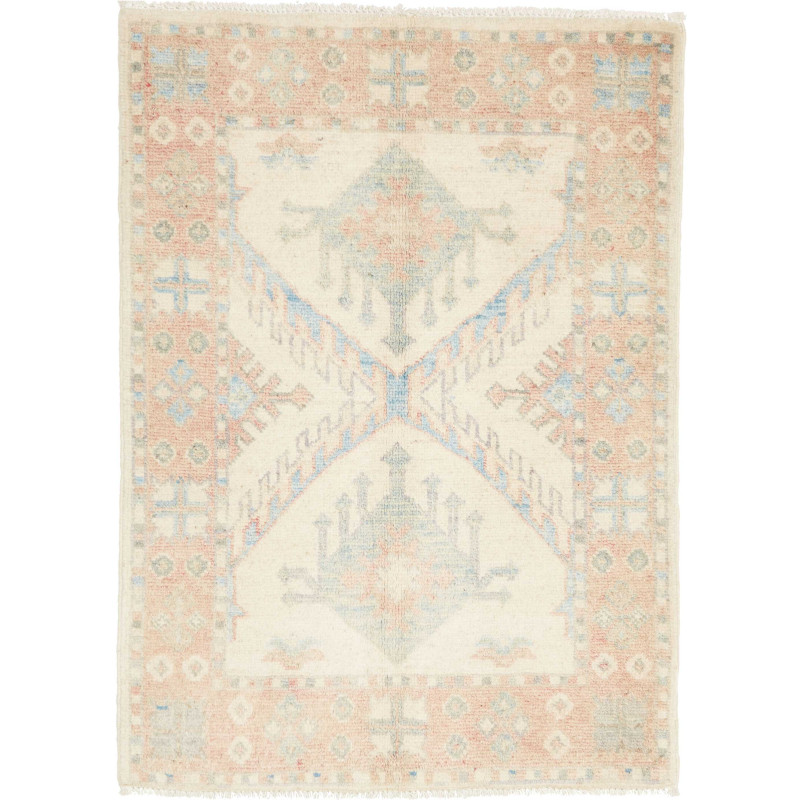 Tappeto Originale Kazak Afghanistan 65x88 Crema