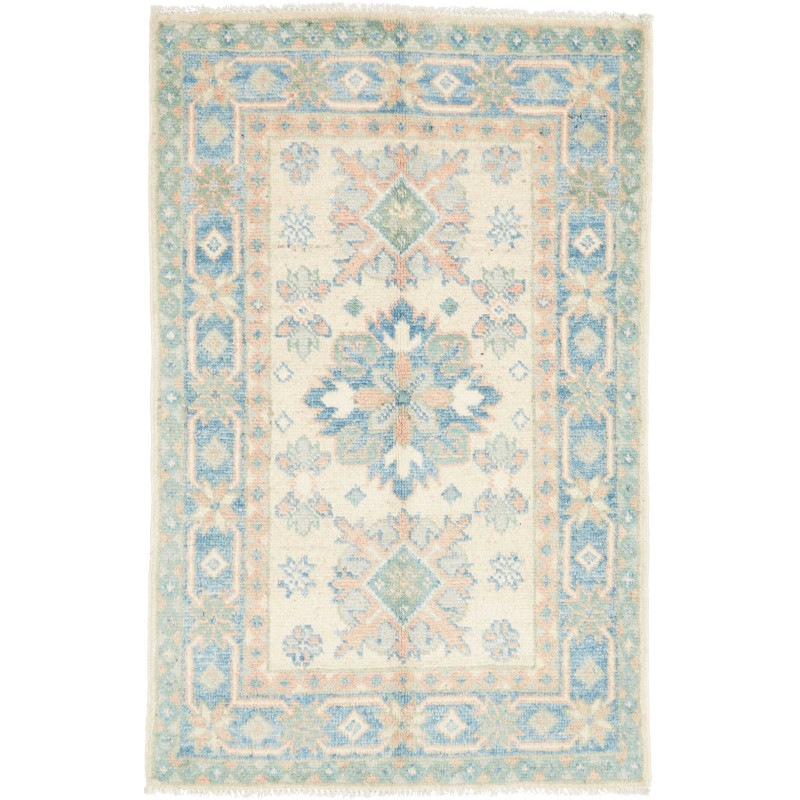 Tappeto Originale Kazak Afghanistan 61x94 Crema