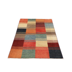 Tappeto Originale Mosaic Pakistan 89x148 Aranci