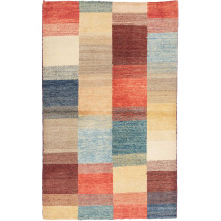 Hand Made Rug Mosaic Pakistan 91x147 Terracotta
