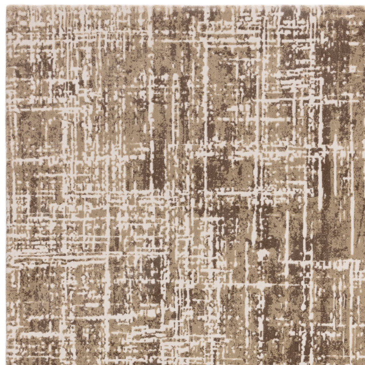 Tappeto Kuza astratto beige e tortora 240x340 cm
